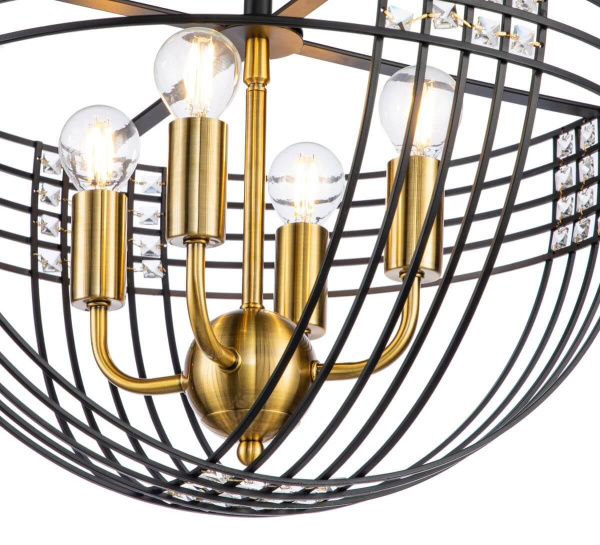 Потолочная люстра Indigo Fresco 10001/4C Black V000104