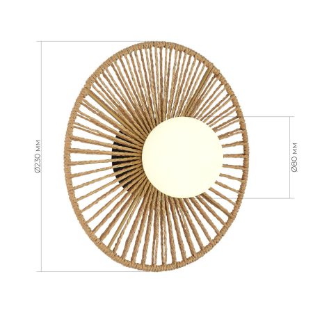 Настенный светильник Evoluce Loom SLE6022-601-01