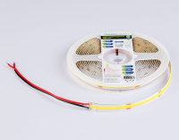 Светодиодная лента Ambrella Light Illumination COB 528Led/14W m/ 24V IP20 6500K/ 5m*10mm*2mm (2 конт.) GS4753