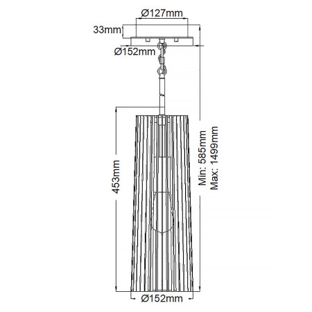 Подвесной светильник Kichler Linara QN-LINARA-P-BK
