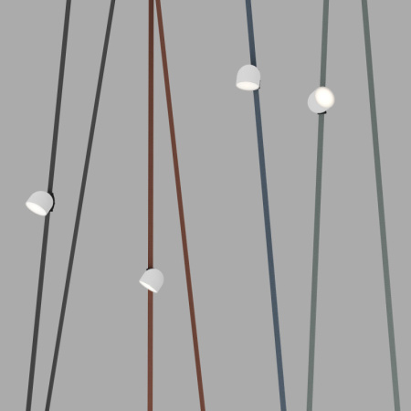 Трековый однофазный светильник Denkirs Belty spot DK5642-WH+BK