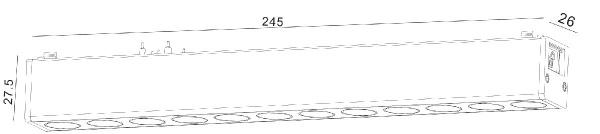 Трековый светильник SWG PRO DL-SLIM-DRBL-12-CCT 022080