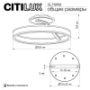 Потолочная люстра Citilux Дуэт CL719750