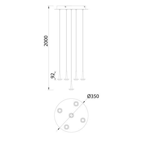 Подвесной светильник Mantra Andromeda 8932