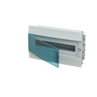 Бокс ABB Mistral41 встраиваемый 18М (1x18) зеленая дверь с винтовым клеммным блоком