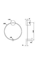 Настенный светильник Maytoni Halo MOD005WL-L35BSK