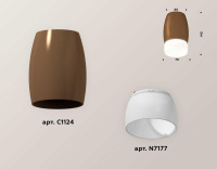 Комплект потолочного светильника Ambrella light Techno Spot XC (C1124, N7177) XS1124023