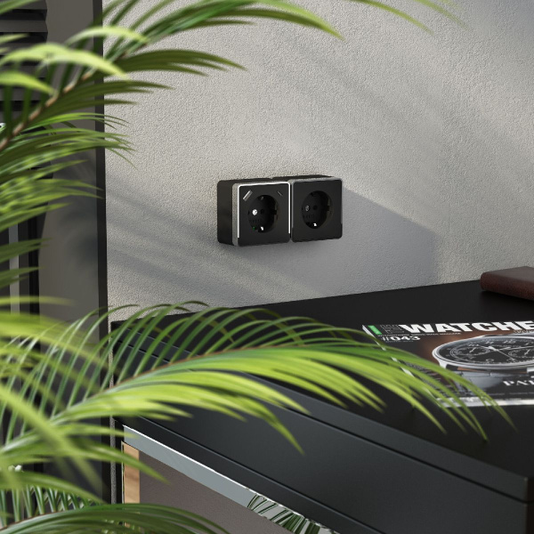 Розетка с заземлением, шторками и USB тип A+C Werkel Gallant W5071735 4690389179655 a057702