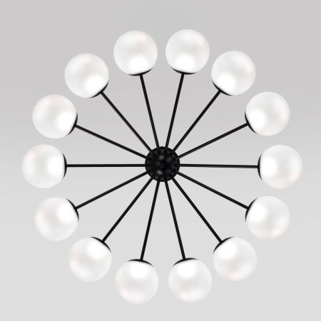 Потолочная люстра Eurosvet Vinter 201057 LED черный a072623