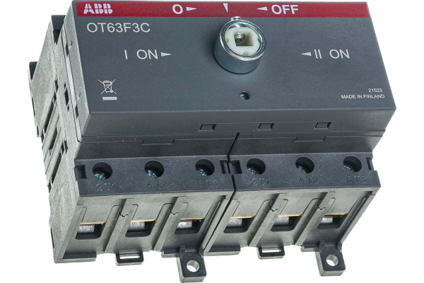 Рубильник реверсивный ABB 63A OT63F3C