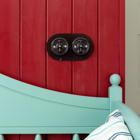 Рамка на 2 поста черный WL21-frame-02 Werkel