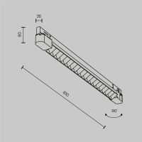 Трековый трехфазный светильник Maytoni Technical Points TR195-3-20W4K-M-W(N)