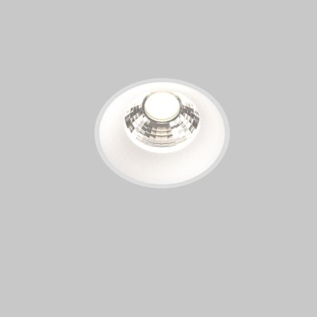Встраиваемый светодиодный светильник Maytoni Round DL058-12W4K-TRS-W