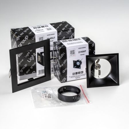Встраиваемый светильник Lightstar Domino (214517+214507+214007) D51707BMOD