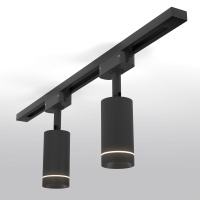 Трековый светодиодный светильник для однофазного шинопровода Glory черный 7W 4200K LTB39 Elektrostandard