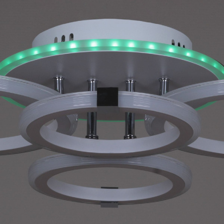 Потолочная люстра Reluce 06319-3.3-04 WH+CR (RGB)