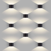 Уличный настенный светодиодный светильник Elektrostandard 1518 Techno LED Blade черный 4690389108938