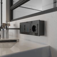 Коробка для накладного монтажа Werkel черный W8000008