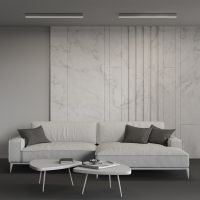 Линейный накладной светильник Maytoni Technical 4000K 50x50 (Серебро, 1 м) LL311020
