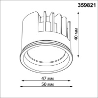 Светодиодный модуль светодиодный с переключ. цв. температуры и мощности Novotech Diod Mod IP20 LED 6/8/10W 180-265V 2700К\3200К\4000К 359821