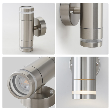 Уличный настенный светильник Apeyron Chrome 11-112