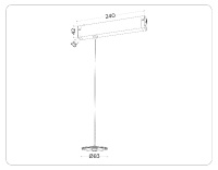 Крепеж для корпуса подвесной Ambrella Light DIY Spot A2660