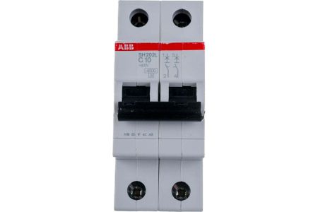 Автоматический выключатель ABB SH202L 2-полюсный C10 4,5кА