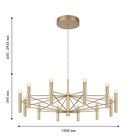 Подвесная люстра Favourite Blick 4759-12P