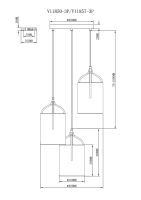 Подвесной светильник Moderli Inari V11857-3P