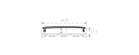 Профиль алюминиевый SWG SF-4411 001137