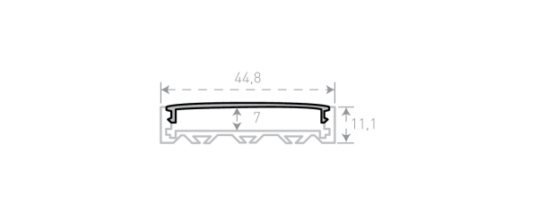 Профиль алюминиевый SWG SF-4411 001137