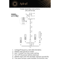 Люстра на штанге Aployt Izidora APL.337.07.06