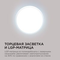Настенно-потолочный светильник Apeyron Spin 18-126