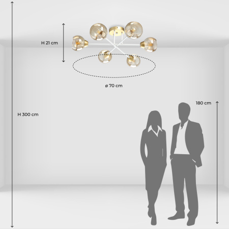 Потолочная люстра De Markt Вита 220013606