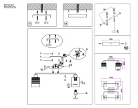 Потолочная люстра Ambrella light Traditional Modern TR303205