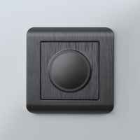 Рамка на 1 пост графит WL12-Frame-01 Werkel