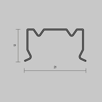 Комплект креплений для профиля 2020 4шт Maytoni Led Strip ALM-2020B-MT 642078