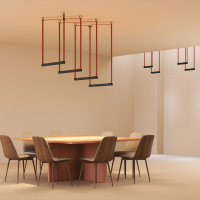 Трековый однофазный светильник Denkirs Belty grill DK5670-BK