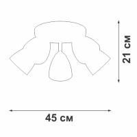 Спот Vitaluce V4355-0/5PL