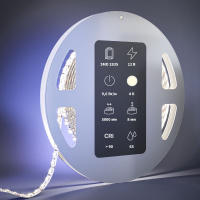 Светодиодная лента Maytoni Ultra 12В 2835 9,6Вт/м 4000К 5м IP65 201035