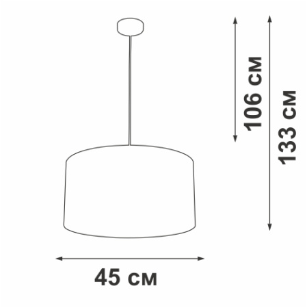 Подвесная люстра Vitaluce V2550-9/1S