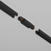 Прямой коннектор питания с вводом питания Maytoni Unity TRA001CB-11B