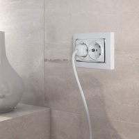 Рамка Snabb для двойной розетки белый WL03-Frame-01-DBL-white Werkel