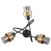 Потолочный светильник Escada Hurricane 1139/3P Black/Gold
