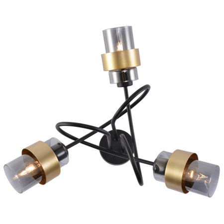 Потолочный светильник Escada Hurricane 1139/3P Black/Gold