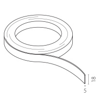 Шинопровод гибкий 48V 20м черный Lightstar Due Hermes 510207