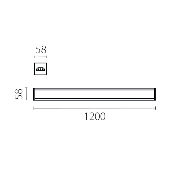 Линейный светильник Lightstar Trito 456507