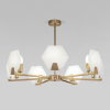 Потолочная люстра Eurosvet Marble 60158/7 латунь Smart a065050