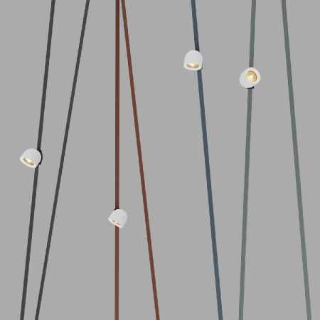 Трековый однофазный светильник Denkirs Belty Spot DK5541-WH+BK