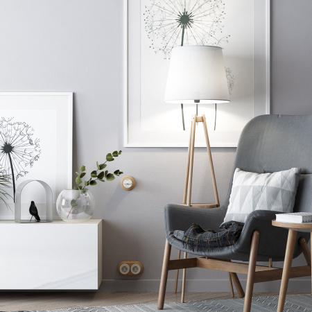 Рамка Legend на 1 пост светлый бук WL15-frame-01 Werkel